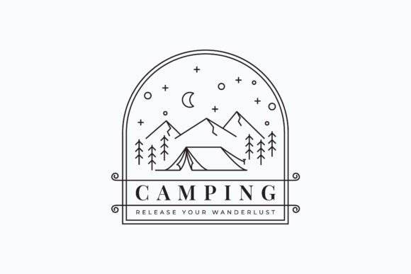 A Brand Designer's Review of a Minimalist Camping Logo Graphic
