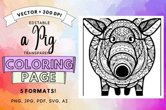 A Designer's Review of the Cute Pig Vector Graphics Asset