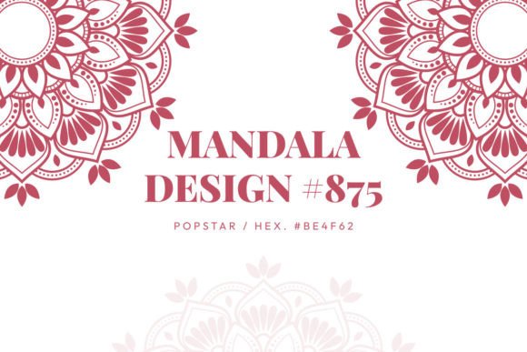 A Mandala Popstar Asset for Modern Graphics & Patterns