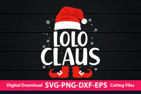 Lolo Claus Christmas: A Graphic Design Asset for Seasonal Publishing