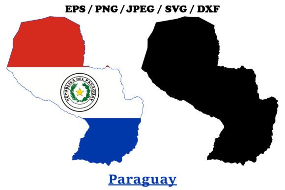 My Crafting Review of a Paraguay Map and Flag Graphic