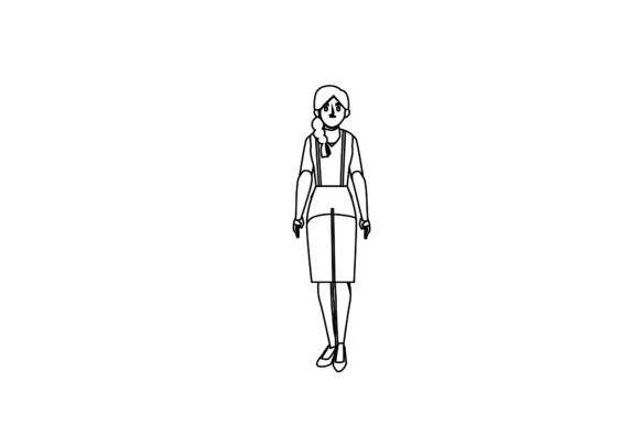 Using Flat People Women 9 Graphics for Commercial Product Creation