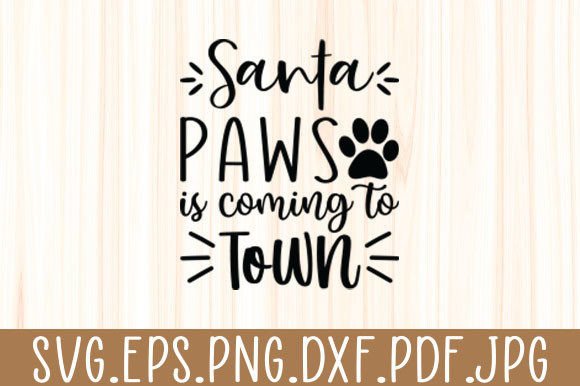 What Makes Santa Paws Is Coming to Town Work for Stitching