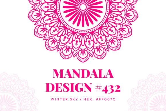 Winter Sky Mandala: Graphics and Patterns for Digital Creators